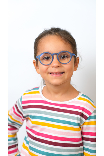 SOLEDA 3-6 Years Old Children's Denim Blue Screen Glasses