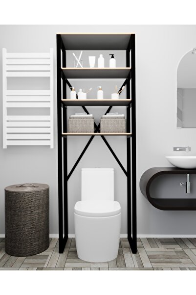 Güzelkan Klozet Üstü Düzenleyici Raf Banyo Düzenleyici Klozet Üstü Raf Banyo Raf Dolap