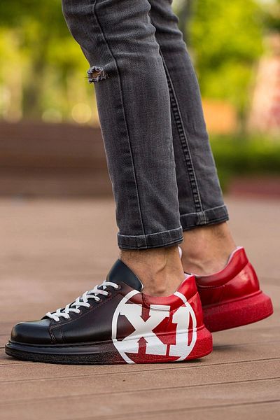 TB Terzi Bey Tb254 Cbt Pittura Men's Shoes 445 Black / Red X1