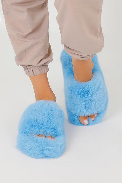 Beyond Papuci de casă pentru femei Baby Blue extra moi - 3cm Bynd01