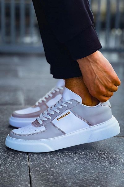 Chekich Ανδρικά παπούτσια FBT Kenton White-Grey