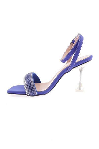 DGN Жіночі туфлі на підборах з каменями срібного кольору, що кріпляться на зап'ястя, Saraa Saks 627223382