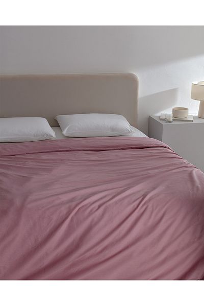 Madame Coco Παπλωματοθήκη Manon King Size 100% Cotton Ranforce Plain - Dusty Rose