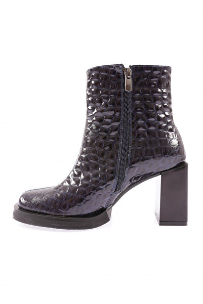 DGN Жіночі черевики з круглим носком і каблуком, з принтом Laci 26663285