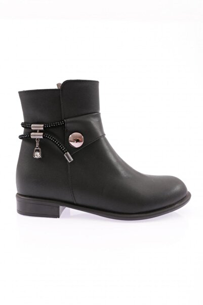 DGN Women's Ankle Buckle Ankle Boots 20K Black 616212668