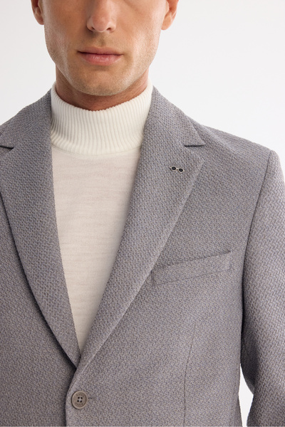 Avva Чоловічий сірий монокомір Bi-Stretch Blazer Comfort Slim Fit піджак A42Y4011