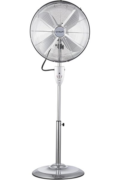 Generic مروحة أرضية معدنية Crownline SF-401 | مقاس 16 بوصة، 4 شفرات، 3 مستويا...