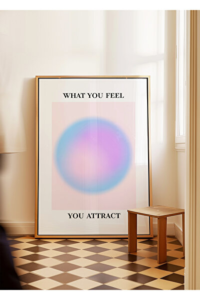 ARTHOUSECOLLECTIVE Poster Aura - Ce ai simți, atragi - Poster fără cadru în d...