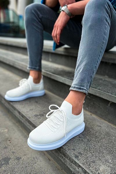 Chekich Ανδρικά παπούτσια Rt Tricot White
