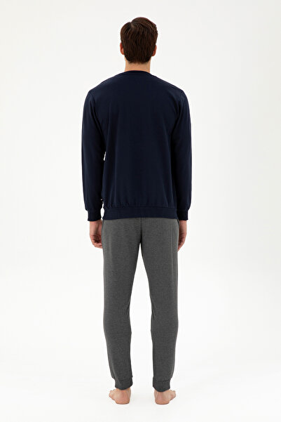 U.S. Polo Assn. Erkek Lacivert Pijama Takımı 50301712-VR033