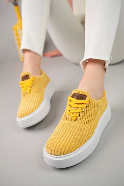 Chekich Kbt Velluto Yellow Women's Shoes