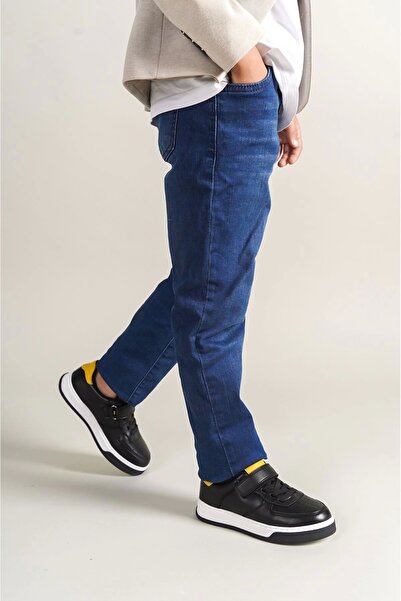 Chekich Prime Μαύρο-κίτρινα Παιδικά Παπούτσια