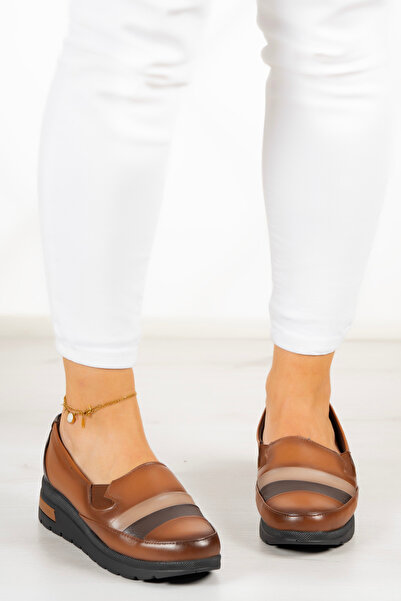 Erkan Saçmacı Γνήσιο δέρμα Avila Tan - Casual Παπούτσια