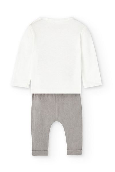 Boboli Men's Newborn 2 Piece Set