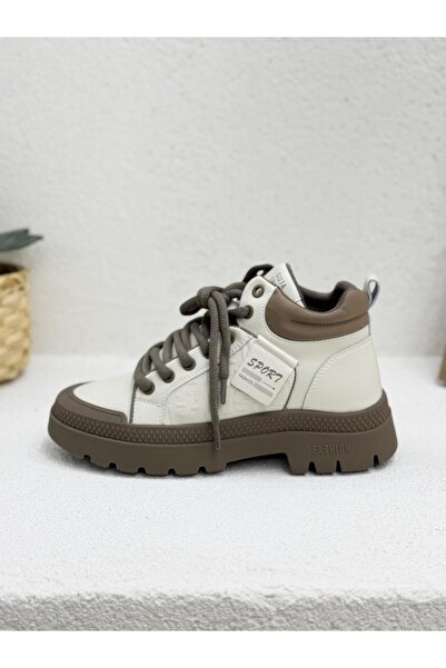 Guja 25K310-23 HAKİKİ DERİ BAĞCIKLI SPOR BOT KADIN