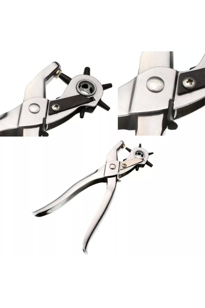 Epilons Double Belt Punching and Riveting Pliers Set (with Spare)