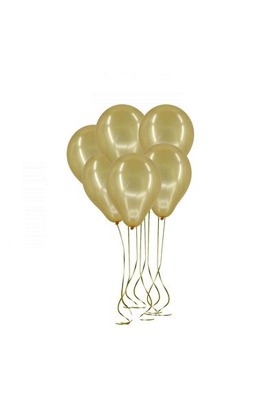ZERO LAND - 100Pcs Metallic Balloon Gold 12 Inch - 30 cm Alsat