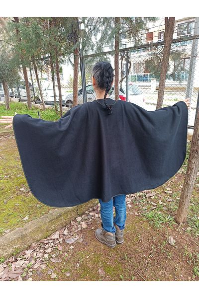 arslan deco Fleece Poncho Shawl and Jacket - Authentic Cardigan and Camping Shawl
