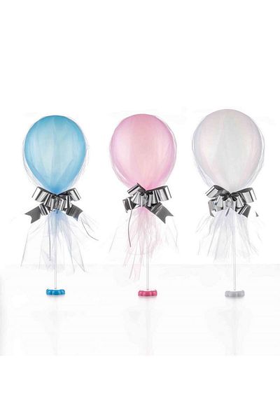 ZERO LAND - Tulle Covered Balloon and Daisy Stand White Zrnet