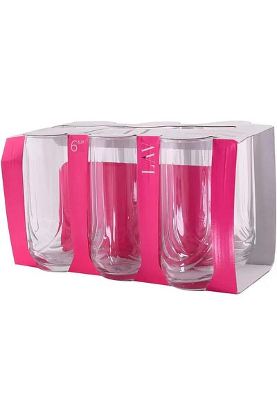 LAV ELT25E  GLASS 6PCS SET 330Cc (AR334)