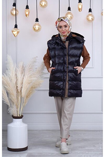 Womania Rabat ŞişmeYelek 18280 Siyah