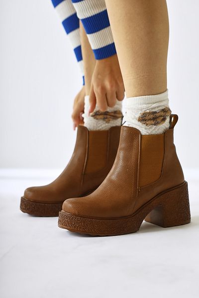 Limoya Γυναικείες μπότες Thida Taba Elastic Platform Pull-on, Γυναικεία μποτάκια