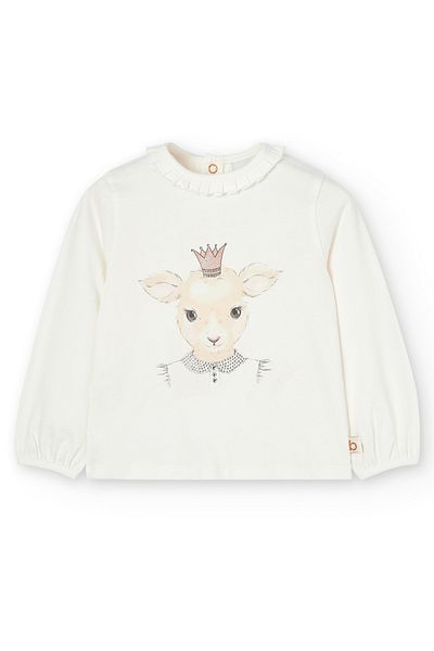 Boboli White Girl's T-shirt