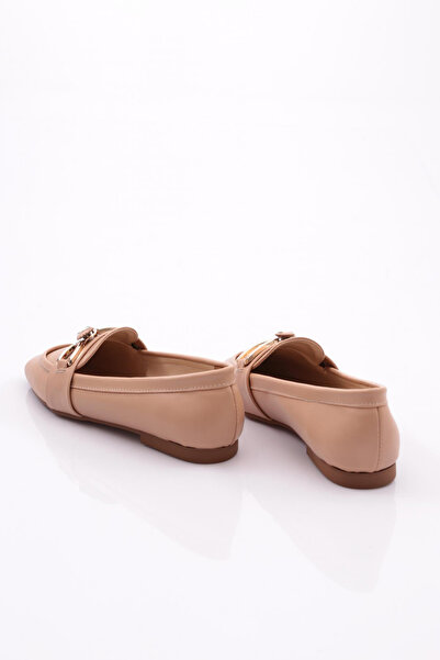 DGN Kadın Loafer Ayakkabı Nude 61312534