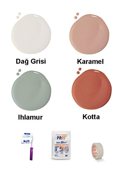 Bi Boya Geometrik Duvar Boyama Seti 2