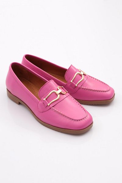 DGN Ironed Blunt (Toe Ballerina) Fuchsia Brand 1932110   Model Woman