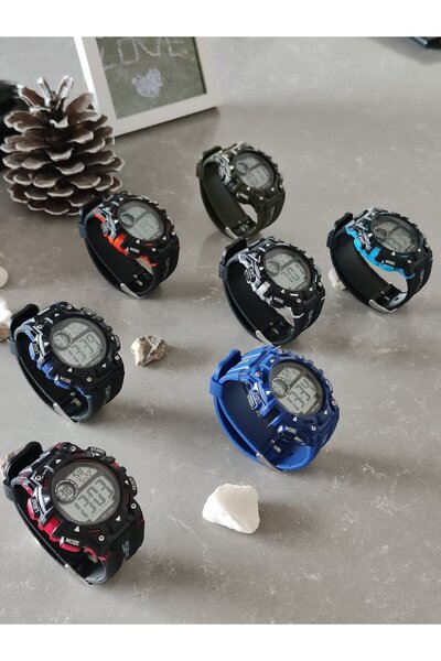 Korikom Digital 5 Atm Men's Women's Sports Men's Wristwatch Suitable for 12 - 70 Years Old Spec 000620