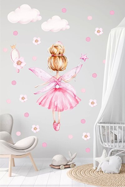 neşeli günlerim Αυτοκόλλητο τοίχου Ballerina Girl 50x70 cm