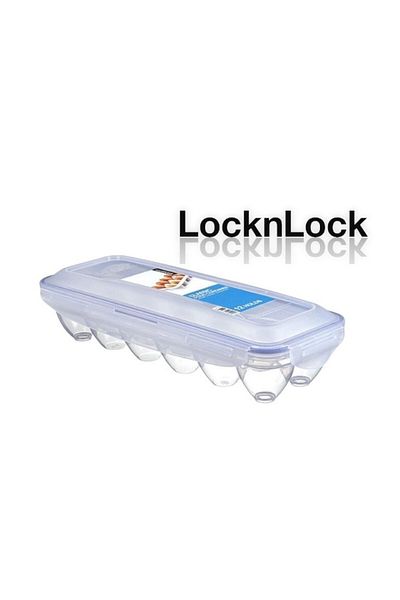 locknlock Lock & Lock Egg Dispenser – 12 Holder BPA-Free Storage with Snap-Lock Lids for Fresh Eggs