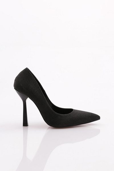 DGN 6075 Pantofi cu toc cu puncte pentru femei