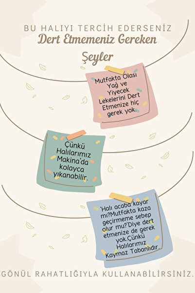 SÜNGERSAN Afgan Türkmen Desenli Klasik Renkli Salon ve Oturma Odası Halısı Kaymaz Yıkanabilir