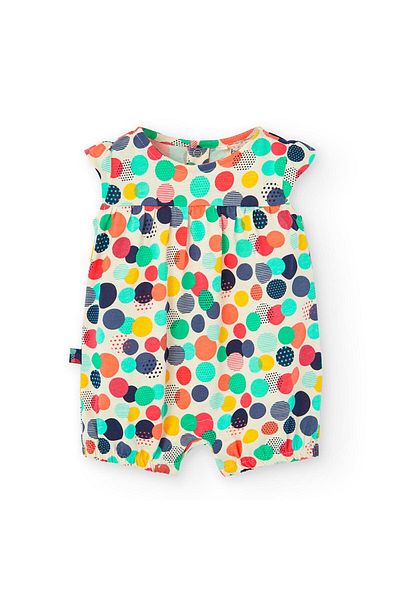 Boboli Girl Newborn Short Jumpsuit