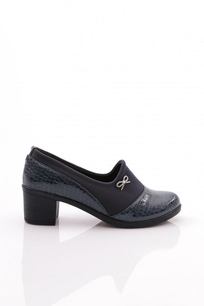 DGN 23031 Women's Ribbon Patterned Heeled Shoes