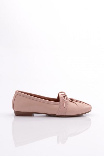 DGN 133 Women's Drawstring Detailed Ballerinas