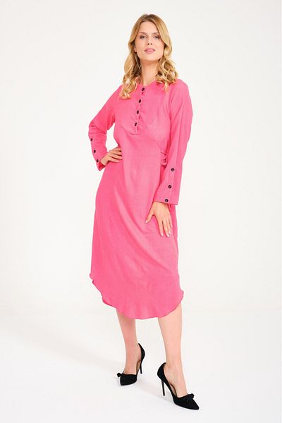 Toridas Casual Loose Gather Detailed Summer Long Women's Dress
