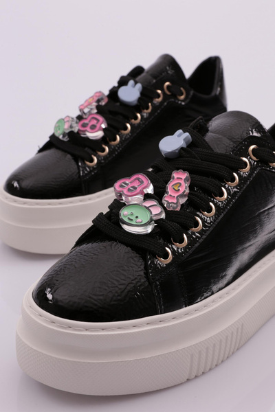 DGN Kadın Sneaker Siyah Paraşüt 21313118