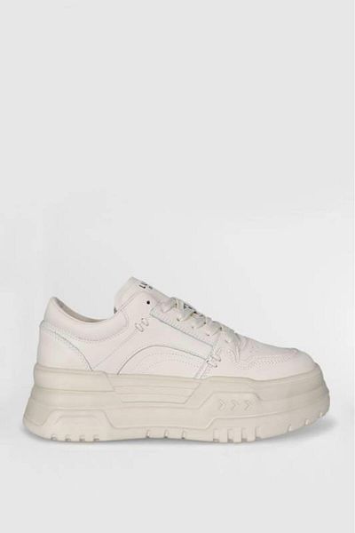 Lufian Pantofi Darla din piele naturală cu talpă groasă de 6 cm - Pantofi sport pentru femei