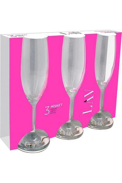LAV ART CRAFT  GLASS LAL569 SET 3PCS