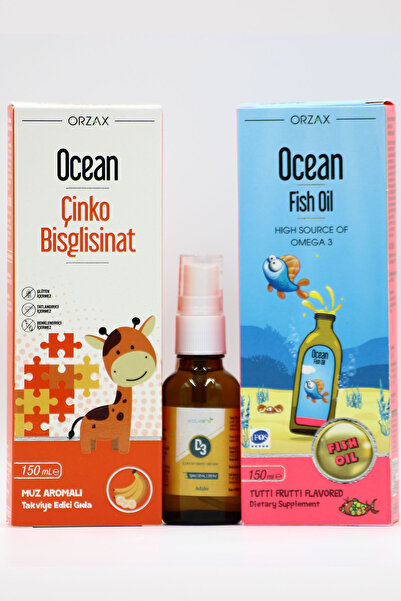 Ocean مجموعة دعم أوميجا 3 والزنك وفيتامين د للأطفال: زيت سمك المحيط، Estellif...