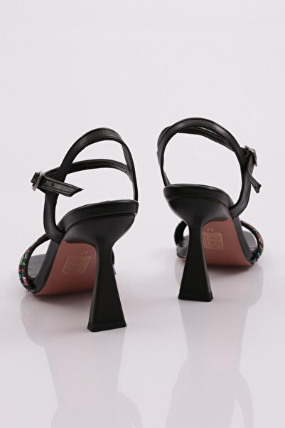 DGN Kadın Sandalet Siyah Cilt 23101021029