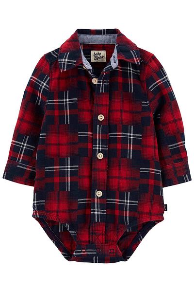 OshKosh Baby Boy Bodysuit Red