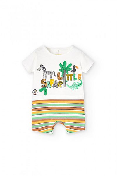 Boboli Men's Newborn Short Overalls