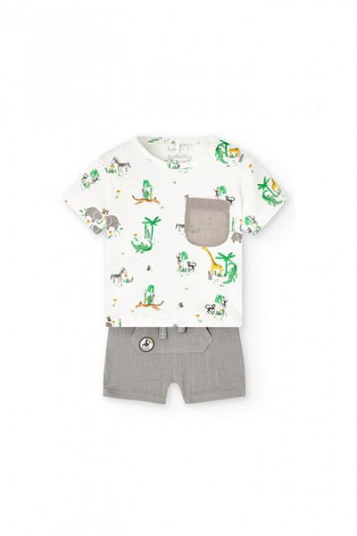 Boboli Men's Newborn 2 Piece Set