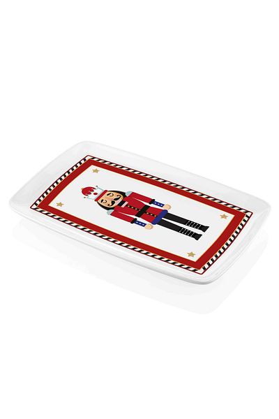 The Mia New025 Nutcracker Rectangular Serving 34X25 cm