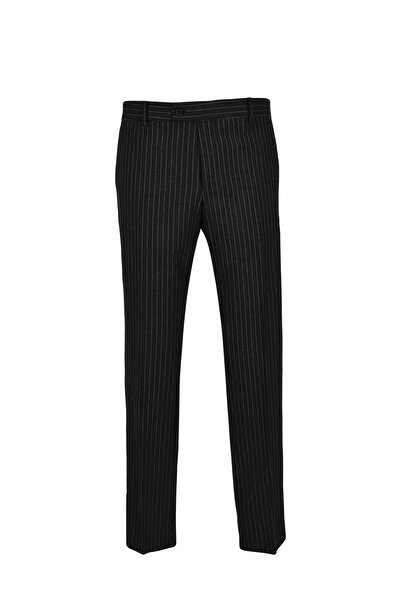 Cengiz İnler Cengiz Inler Kalın Çizgi Slim Fit Erkek Kumaş Pantolon