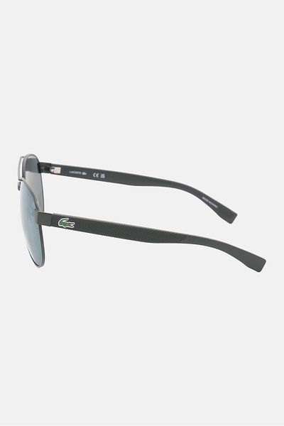 Lacoste Men L185S Aviator Sunglasses, Matte Green